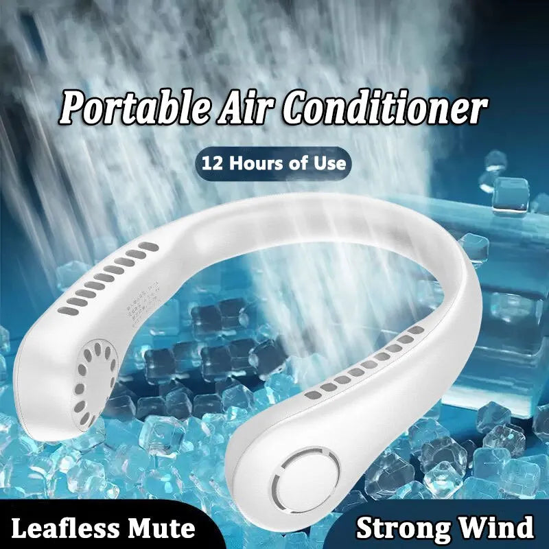 Portable Neck Fan USB Rechargeable