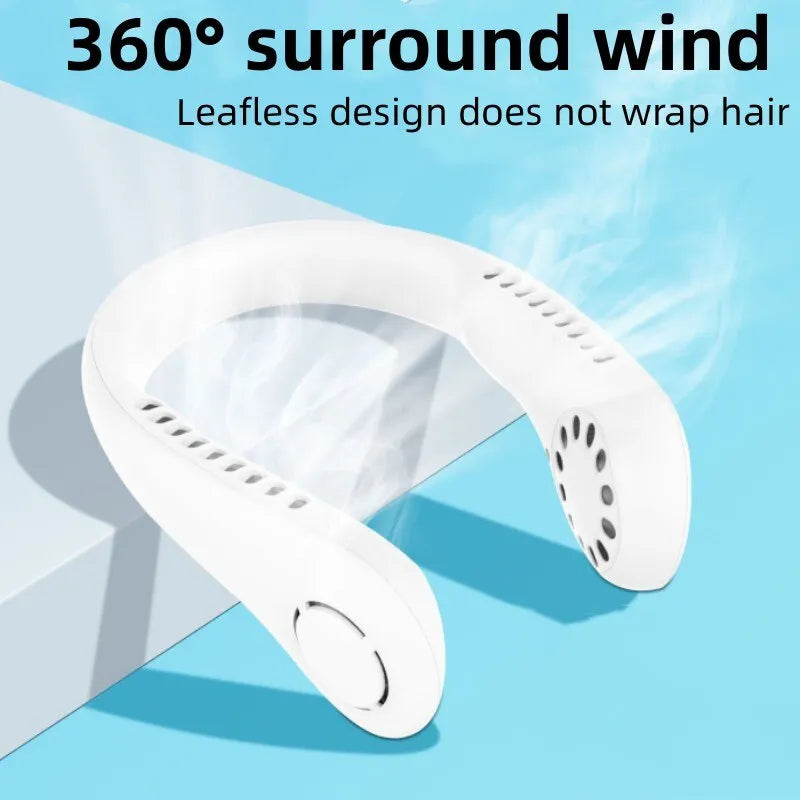 Portable Neck Fan USB Rechargeable