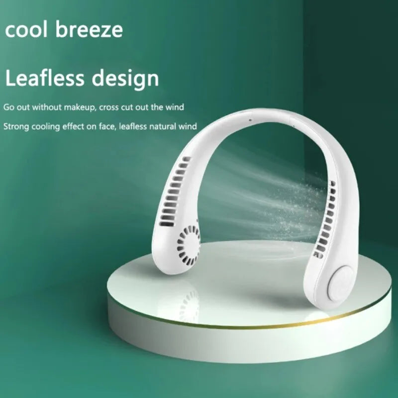 Portable Neck Fan USB Rechargeable