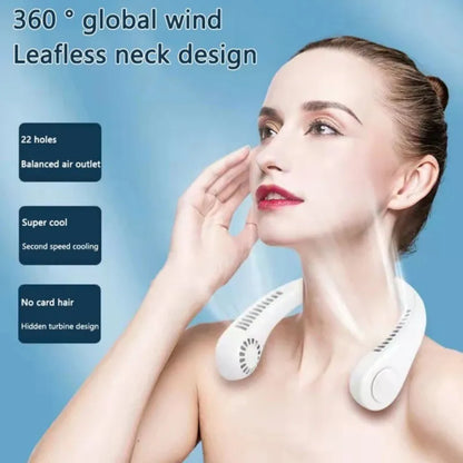 Portable Neck Fan USB Rechargeable