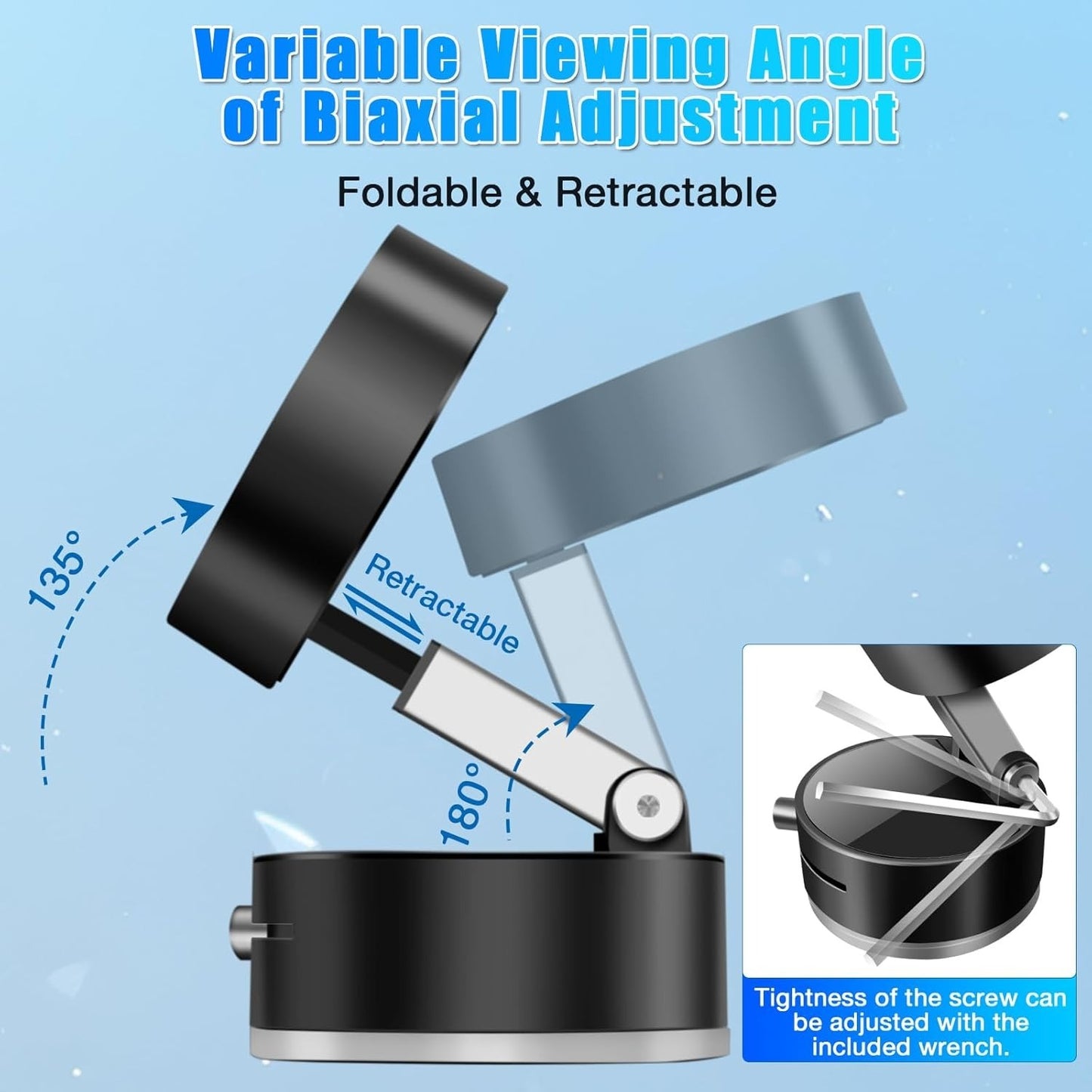 Vacuum Double-sided Magnetic Phone Holder