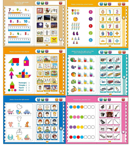 Intelligence Book (Preschool Educational Toys)